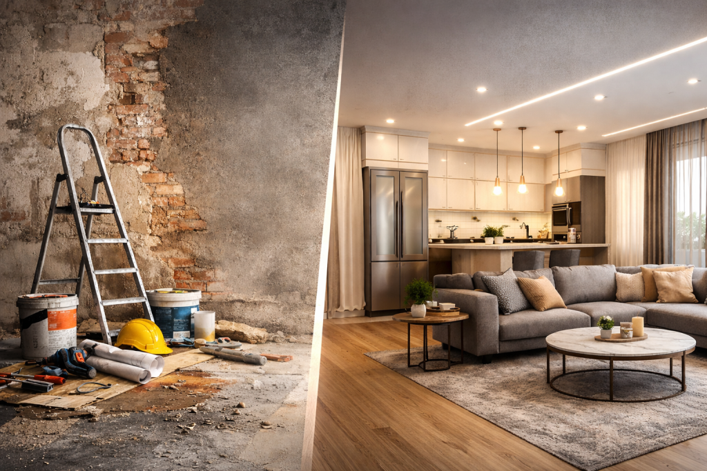 بازسازی آپارتمان در کرج