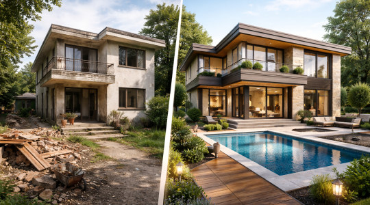 بازسازی ویلا در کرج